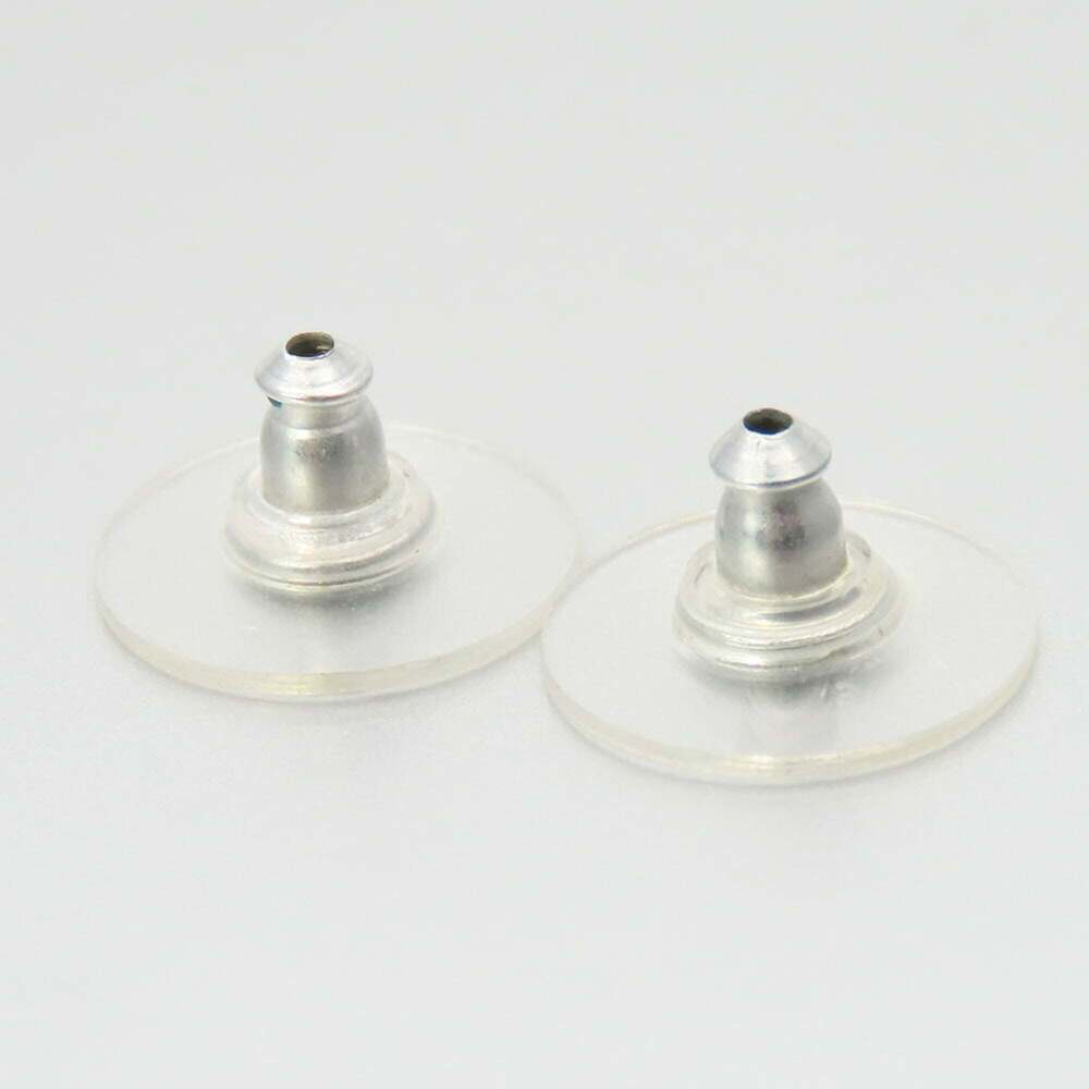 CHANEL White Logo Earrings - Picture 9 of 11